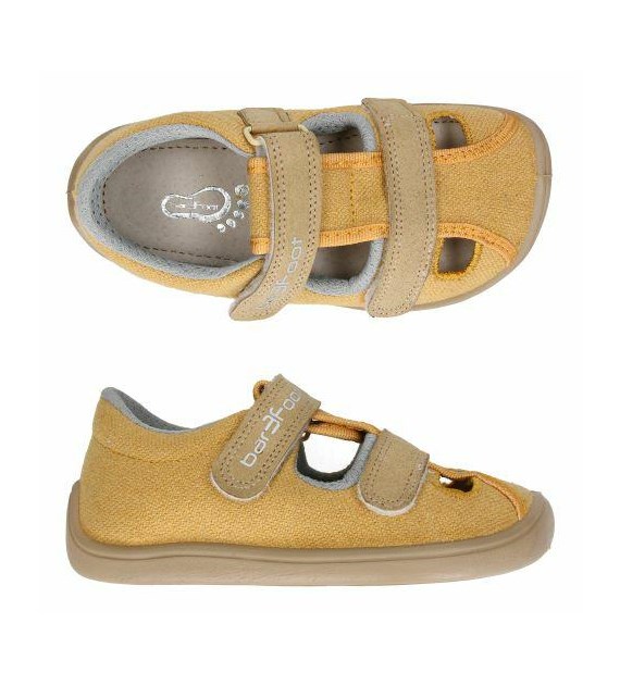 ELF SANDAL VEGAN 3BE25/V10 MUSZTARDA